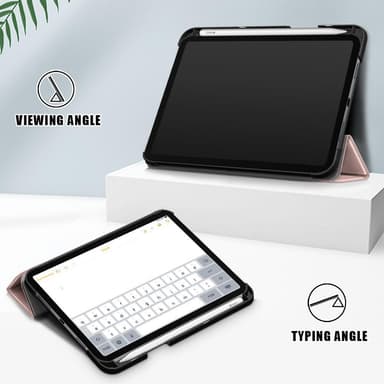 Apple iPad mini 6 (2021) Slim Fit Fodral Wake / Sleep - Rose Gold
