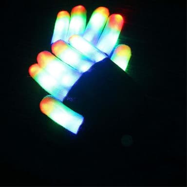 LED-handskar lyser upp blinkande handskar Fest Maskerad Roligt