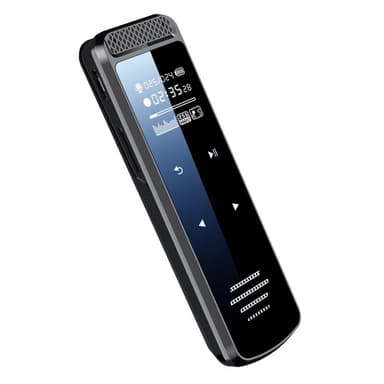 Digital Diktafon 32GB brusred ljudinspelare Dual röstaktiverad