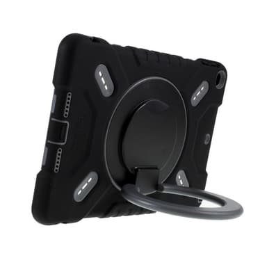 PEPKOO iPad 9.7 (2017/2018) / iPad Air Extreme Armor - Svart 360 graders svängbart stativ