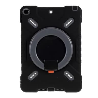 PEPKOO iPad 9.7 (2017/2018) / iPad Air Extreme Armor - Svart 360 graders svängbart stativ