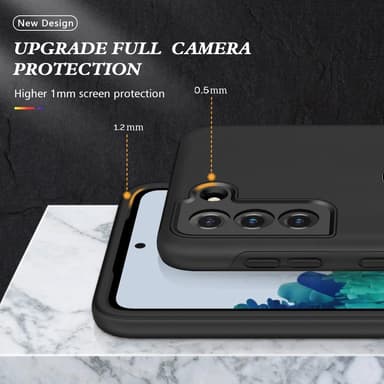Samsung Galaxy S21 Hybrid skal med Finger Ring - Svart