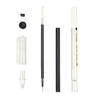 0,35 mm Gel Penna Roller Ball Pennor Student Exam - Svart 3 St