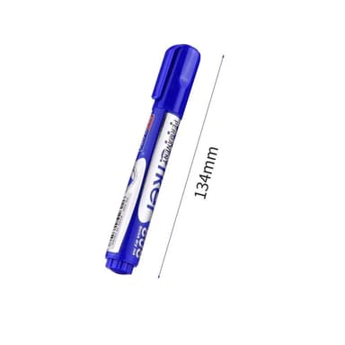 Blå Tusch Permanent Marker Oljebaserad Snabbtorkande Marker Pen Skola Kontor