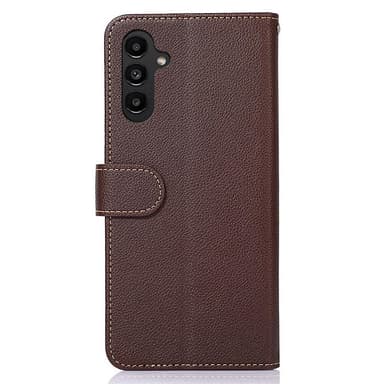 KHAZNEH Samsung Galaxy A14 Plånboksfodral - Brun/Blå