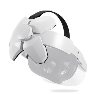 Till Oculus Quest 2 Elite Pannband huvudrem VR tillbehör - Vit