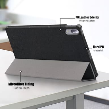 Tri-fold Fodral till Lenovo Tab P11 Pro TB-J706F - Svart