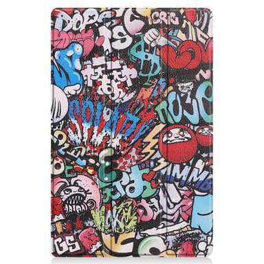 Tri-fold Fodral till Lenovo Tab P11 Pro TB-J706F - Graffiti