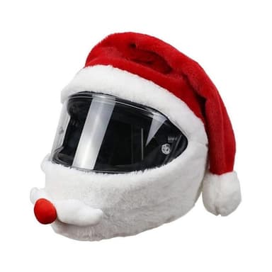 Jul Jultomten MC Moped Beklädnad för Hjälm
