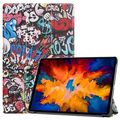 Tri-fold Fodral till Lenovo Tab P11 Pro TB-J706F - Graffiti