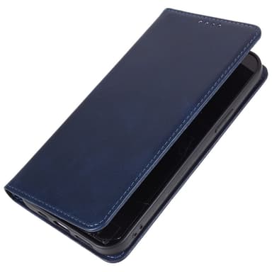 Plånboksställ Telefon Fodral Skal för iPhone 15 - Blå
