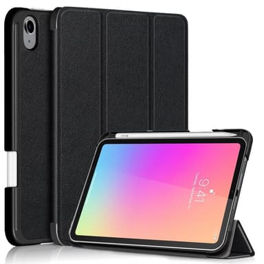 iPad mini 6 (2021) / (2024) Slim Fit Fodral Wake / Sleep - Svart