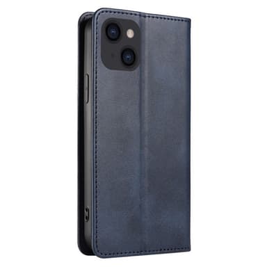 Plånboksställ Telefon Fodral Skal för iPhone 15 - Blå