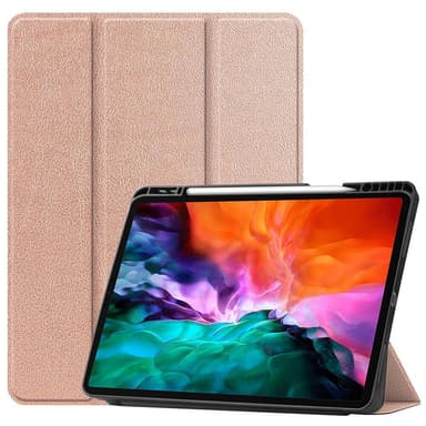 iPad Pro 12.9"" 2021 Slim fit tri-fold fodral - Rose Gold