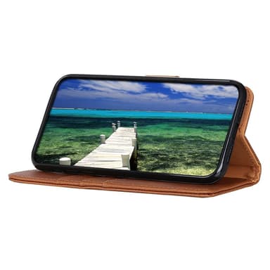 KHAZNEH iPhone 15 Plus Plånboksfodral - Brun