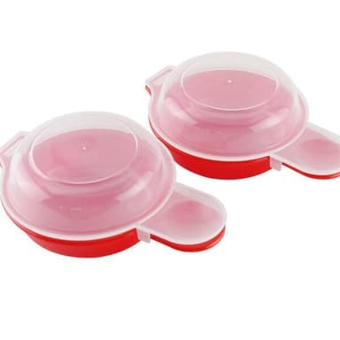 Äggkokare och äggform för mikrovågsugn - 2-pack