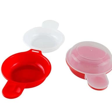 Äggkokare och äggform för mikrovågsugn - 2-pack