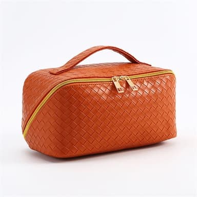 Lyxig Sminkväska - Orange