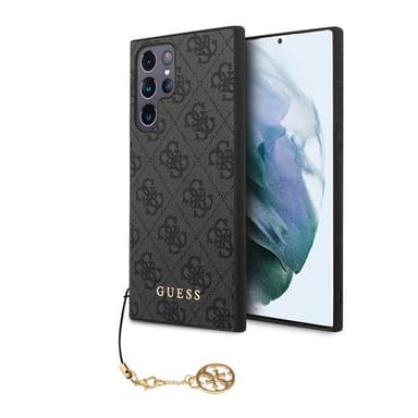 Guess Lyxigt Bakskal med berlock till Samsung Galaxy S24 Ultra - Svart