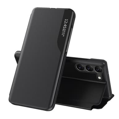 Konstläderfodral med ställ till Samsung Galaxy S24 - Svart