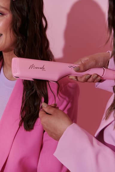 Mermade Double Waver locktång 4102 (rosa)