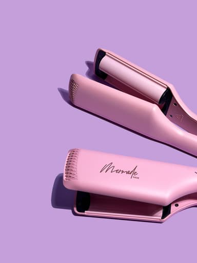 Mermade Double Waver locktång 4102 (rosa)