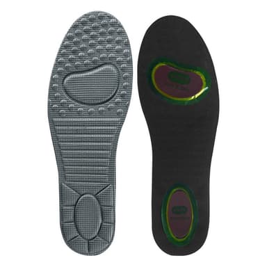 Skoinlägg med magnetiska massagesulor 1 par Svart L