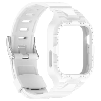 Klockarmband med skyddsfodral för Huawei Watch Fit 3 Vit