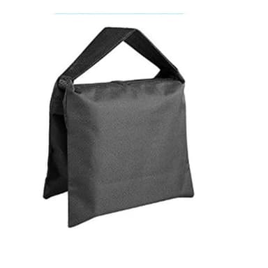 2-pack sandsäckar för kamerastativ och fotobelysning Svart