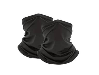 Skidmask / halsvärmare Svart 2-pack Svart M
