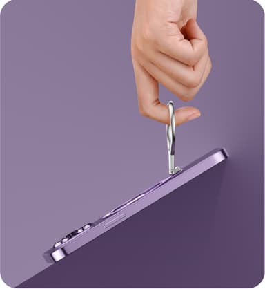 mobilringhållare för iPhone 12/13/14 MagSafe Svart