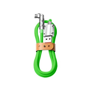 120W flytande silikon 90° rotation snabbladdningskabel med USB-mikropo