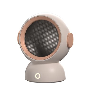 Värmefläkt 1200W - Tystgående och med snabb uppvärmning Rosa