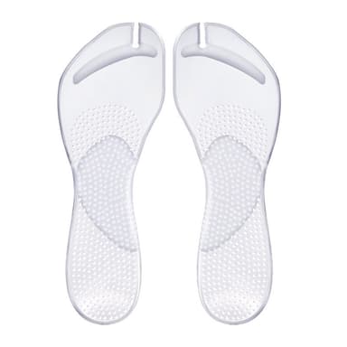 Inläggssulor för bågestöd för sandaler och flipflops 1 par Transparent