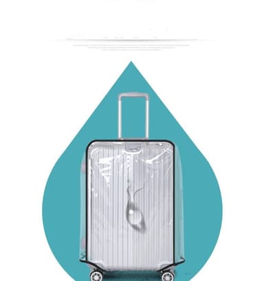Bagageskydd / skyddsöverdrag för resväska Transparent 24 inch