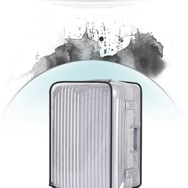 Bagageskydd / skyddsöverdrag för resväska Transparent 24 inch