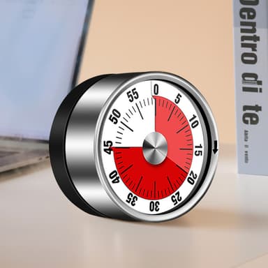 Magnetisk mekanisk timer Silver