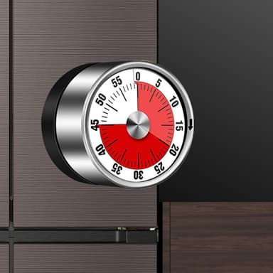 Magnetisk mekanisk timer Silver