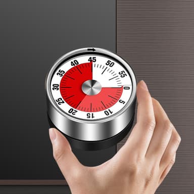 Magnetisk mekanisk timer Silver