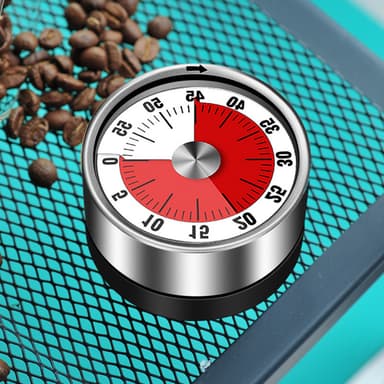 Magnetisk mekanisk timer Silver