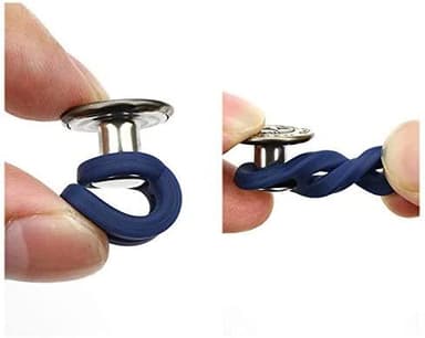 Midjeförlängare för jeans, kjolar och byxor 5-pack Blå