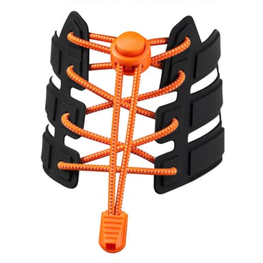 No-tie elastiska skosnören Orange