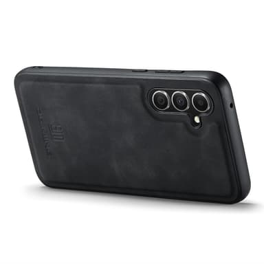 DG.MING Samsung A16 Premium PU-Läder Hybrid Skal - Svart
