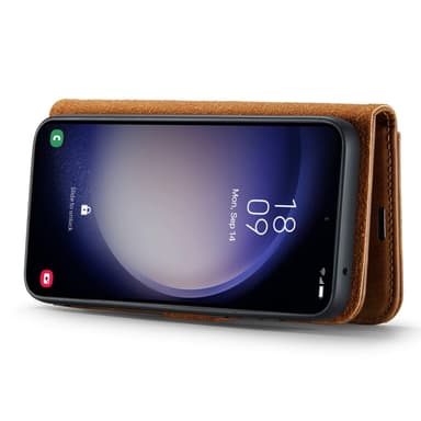 DG MING Samsung A16 2-i-1 Magnet Plånboksfodral - Brun