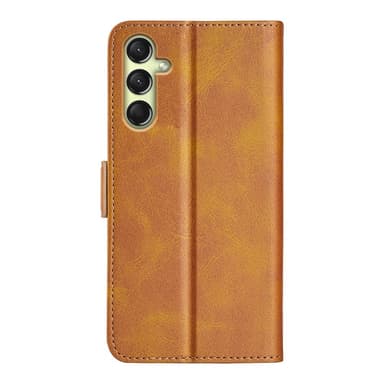 SKALO Samsung A16 Premium Plånboksfodral - Brun