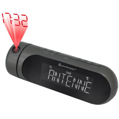 soundmaster UR6700AN Klockradio DAB+, FM Svart