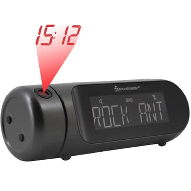 soundmaster UR6700AN Klockradio DAB+, FM Svart