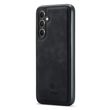 DG.MING Samsung A16 Premium PU-Läder Hybrid Skal - Svart