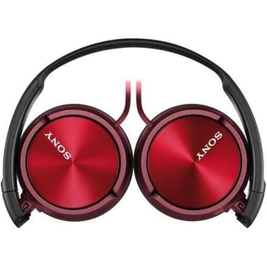 Sony MDR-ZX310 On Ear hörlurar On-ear Hopfällbara Röd