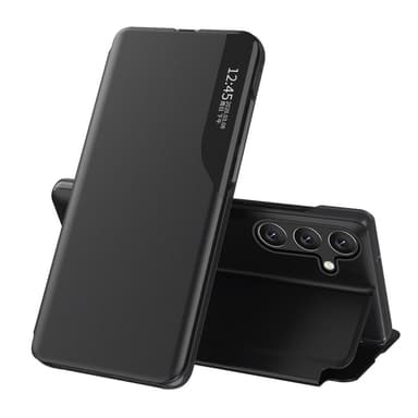 SKALO Samsung A16 Clear View Window Fodral - Svart